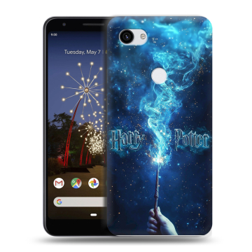 Пластиковый чехол на Google Pixel 3a XL с принтом Harry Potter Гарри Поттер