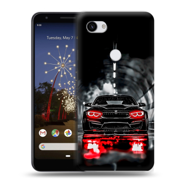 Пластиковый чехол на Google Pixel 3a XL с принтом BMW БМВ Пластиковый чехол на Google Pixel 3a XL с принтом BMW БМВ