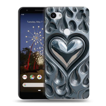 Пластиковый чехол на Google Pixel 3a XL с принтом Y2K