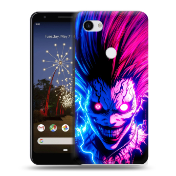 Пластиковый чехол на Google Pixel 3a XL с принтом Death note Тетрадь смерти Пластиковый чехол на Google Pixel 3a XL с принтом Death note Тетрадь смерти