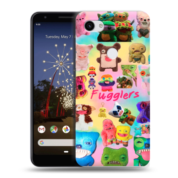 Пластиковый чехол на Google Pixel 3a XL с принтом Флагер Fuggler Пластиковый чехол на Google Pixel 3a XL с принтом Флагер Fuggler