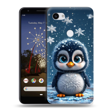Пластиковый чехол на Google Pixel 3a XL с принтом Новый год Пластиковый чехол на Google Pixel 3a XL с принтом Новый год