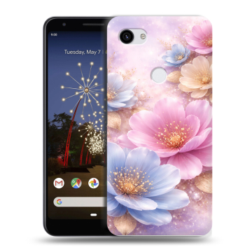 Пластиковый чехол на Google Pixel 3a XL с принтом женский Пластиковый чехол на Google Pixel 3a XL с принтом женский