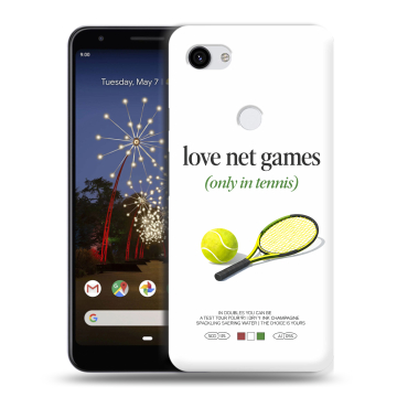 Пластиковый чехол на Google Pixel 3a XL с принтом для девочек