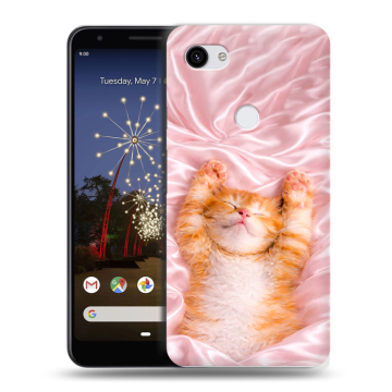 Пластиковый чехол на Google Pixel 3a XL с принтом женский Пластиковый чехол на Google Pixel 3a XL с принтом женский