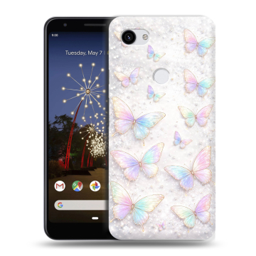 Пластиковый чехол на Google Pixel 3a XL с принтом женский Пластиковый чехол на Google Pixel 3a XL с принтом женский