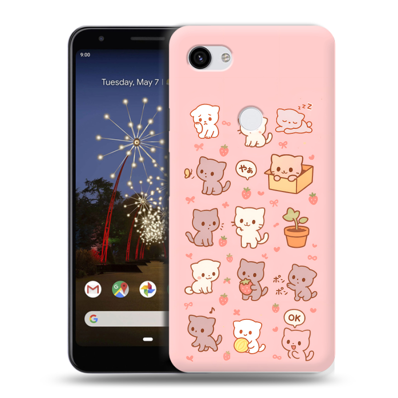Пластиковый чехол на Google Pixel 3a XL с принтом Hello Kitty Хелоу Кити Пластиковый чехол на Google Pixel 3a XL с принтом Hello Kitty Хелоу Кити