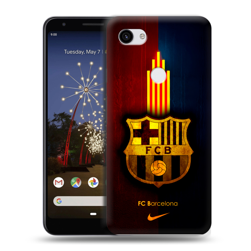 Пластиковый чехол на Google Pixel 3a XL с принтом Барселона Barcelona Пластиковый чехол на Google Pixel 3a XL с принтом Барселона Barcelona