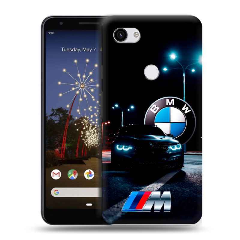 Пластиковый чехол на Google Pixel 3a XL с принтом БМВ BMW Пластиковый чехол на Google Pixel 3a XL с принтом БМВ BMW