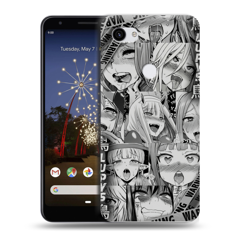 Пластиковый чехол на Google Pixel 3a XL с принтом Ahegao Ахегао Аниме Пластиковый чехол на Google Pixel 3a XL с принтом Ahegao Ахегао Аниме