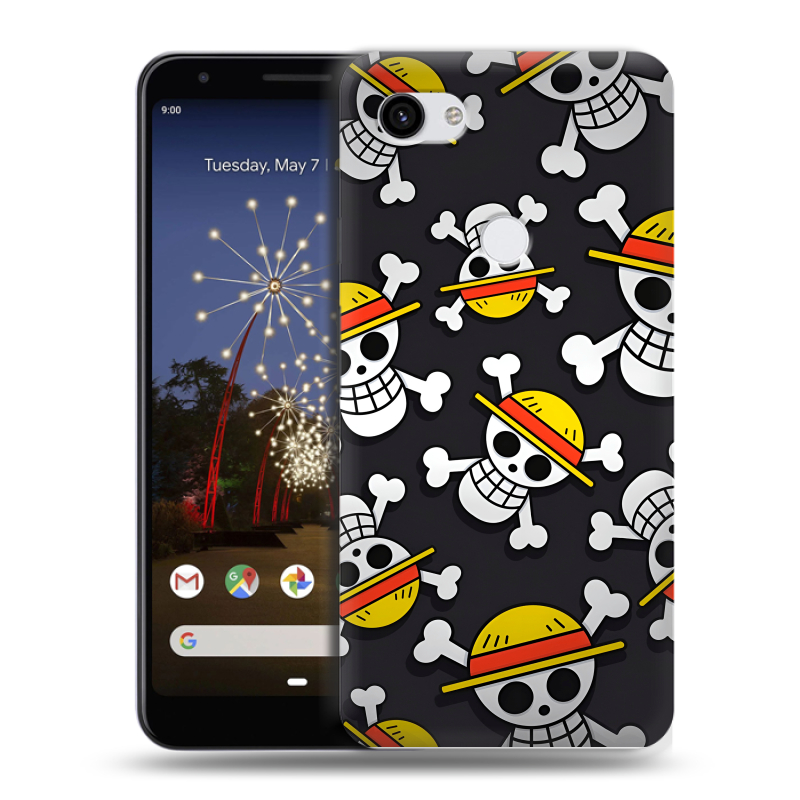 Пластиковый чехол на Google Pixel 3a XL с принтом One Piece Ван Пис Пластиковый чехол на Google Pixel 3a XL с принтом One Piece Ван Пис