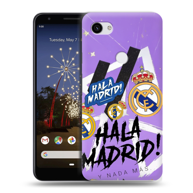 Пластиковый чехол на Google Pixel 3a XL с принтом Real Madrid Реал Мадрид Пластиковый чехол на Google Pixel 3a XL с принтом Real Madrid Реал Мадрид