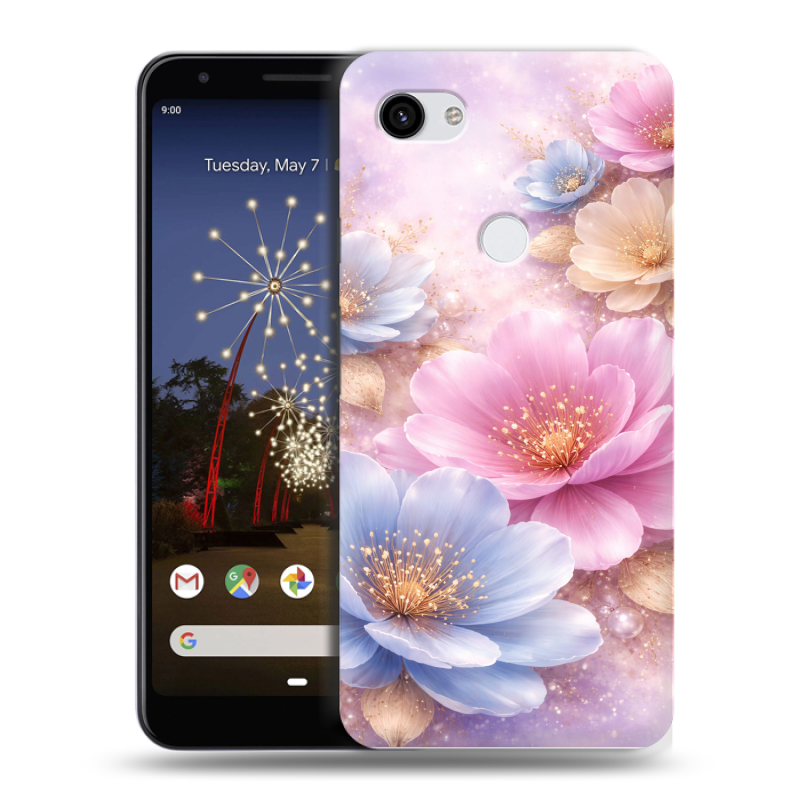 Пластиковый чехол на Google Pixel 3a XL с принтом женский Пластиковый чехол на Google Pixel 3a XL с принтом женский