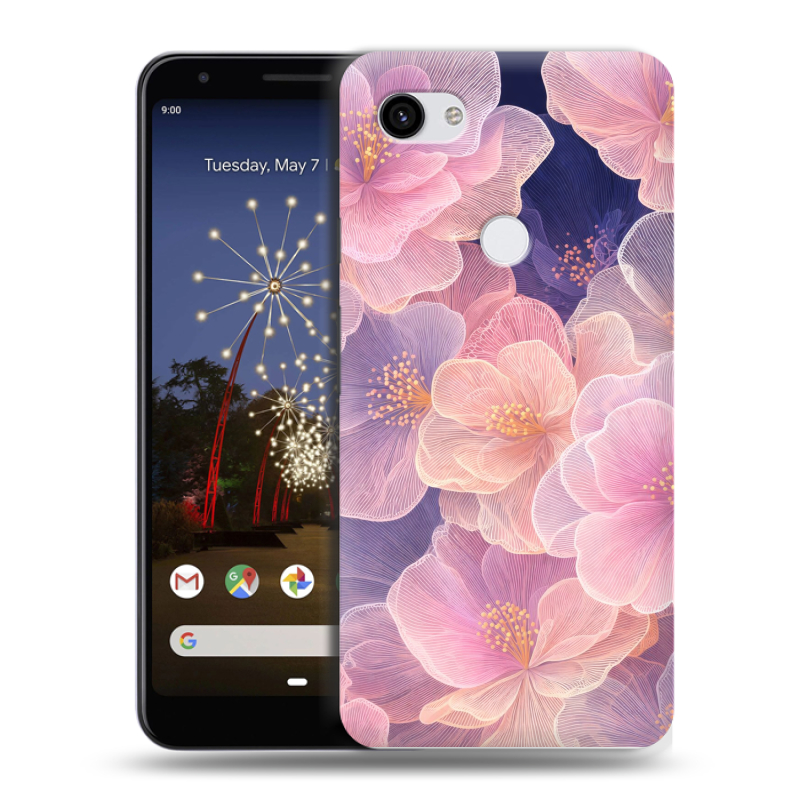 Пластиковый чехол на Google Pixel 3a XL с принтом женский Пластиковый чехол на Google Pixel 3a XL с принтом женский