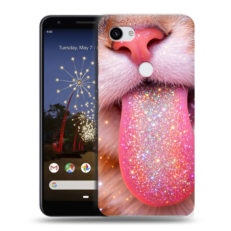 Пластиковый чехол на Google Pixel 3a XL с принтом для девочек Пластиковый чехол на Google Pixel 3a XL с принтом для девочек