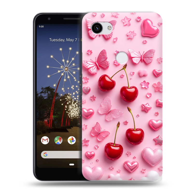 Пластиковый чехол на Google Pixel 3a XL с принтом для девочек Пластиковый чехол на Google Pixel 3a XL с принтом для девочек