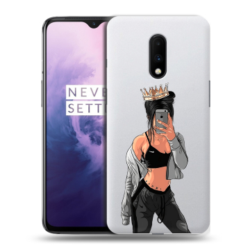 Силиконовый чехол на OnePlus 7 с принтом Женские принты Силиконовый чехол на OnePlus 7 с принтом Женские принты