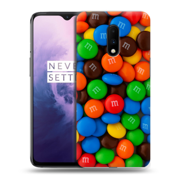 Силиконовый чехол на OnePlus 7 с принтом Конфеты Силиконовый чехол на OnePlus 7 с принтом Конфеты