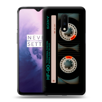 Силиконовый чехол на OnePlus 7 с принтом Кассета Силиконовый чехол на OnePlus 7 с принтом Кассета
