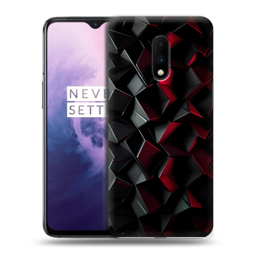 Силиконовый чехол на OnePlus 7 с принтом Абстракция Силиконовый чехол на OnePlus 7 с принтом Абстракция