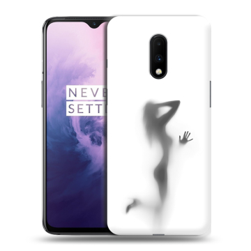 Силиконовый чехол на OnePlus 7 с принтом Силуэт