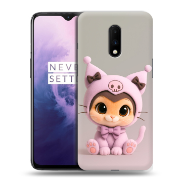 Силиконовый чехол на OnePlus 7 с принтом Куроми Kuromi Силиконовый чехол на OnePlus 7 с принтом Куроми Kuromi