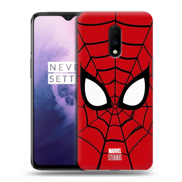 Силиконовый чехол на OnePlus 7 с принтом человек паук spiderman Силиконовый чехол на OnePlus 7 с принтом человек паук spiderman