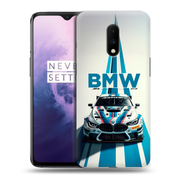 Силиконовый чехол на OnePlus 7 с принтом БМВ BMW Силиконовый чехол на OnePlus 7 с принтом БМВ BMW