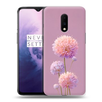 Силиконовый чехол на OnePlus 7 с принтом Цветы