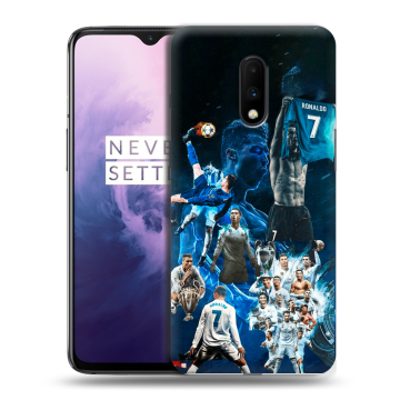 Силиконовый чехол на OnePlus 7 с принтом Реал Роналдо Силиконовый чехол на OnePlus 7 с принтом Реал Роналдо