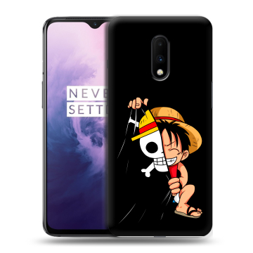 Силиконовый чехол на OnePlus 7 с принтом One Piece Ван Пис