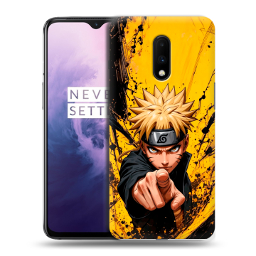 Силиконовый чехол на OnePlus 7 с принтом Naruto Наруто Силиконовый чехол на OnePlus 7 с принтом Naruto Наруто