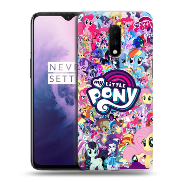 Силиконовый чехол на OnePlus 7 с принтом My little pony Дружба чудо Силиконовый чехол на OnePlus 7 с принтом My little pony Дружба чудо