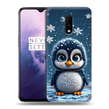 Силиконовый чехол на OnePlus 7 с принтом Новый год