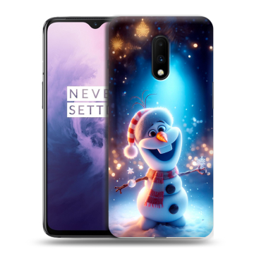Силиконовый чехол на OnePlus 7 с принтом Новый год