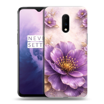 Силиконовый чехол на OnePlus 7 с принтом женский