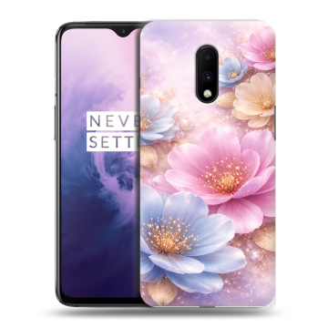 Силиконовый чехол на OnePlus 7 с принтом женский