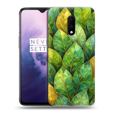 Силиконовый чехол на OnePlus 7 с принтом женский