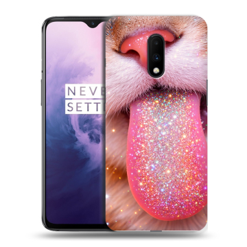 Силиконовый чехол на OnePlus 7 с принтом для девочек