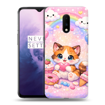 Силиконовый чехол на OnePlus 7 с принтом для девочек Силиконовый чехол на OnePlus 7 с принтом для девочек