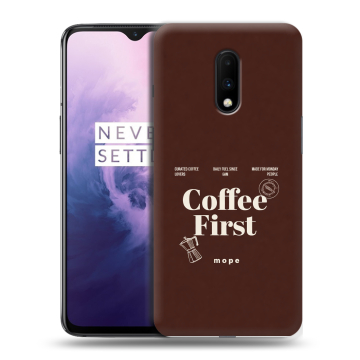 Силиконовый чехол на OnePlus 7 с принтом женский