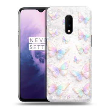 Силиконовый чехол на OnePlus 7 с принтом женский