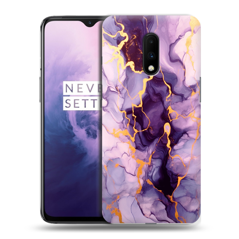 Силиконовый чехол на OnePlus 7 с принтом Мрамор Силиконовый чехол на OnePlus 7 с принтом Мрамор