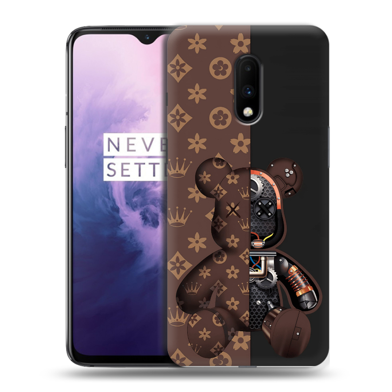 Силиконовый чехол на OnePlus 7 с принтом Луи робот Силиконовый чехол на OnePlus 7 с принтом Луи робот