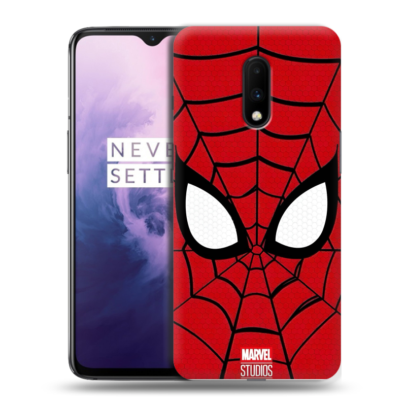 Силиконовый чехол на OnePlus 7 с принтом человек паук spiderman Силиконовый чехол на OnePlus 7 с принтом человек паук spiderman