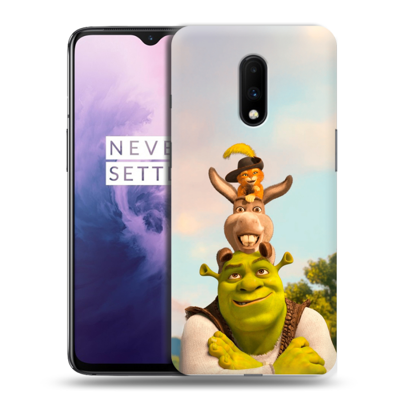 Силиконовый чехол на OnePlus 7 с принтом Шрек Shrek Силиконовый чехол на OnePlus 7 с принтом Шрек Shrek