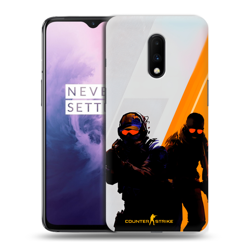 Силиконовый чехол на OnePlus 7 с принтом Контер страйк Counter strike Силиконовый чехол на OnePlus 7 с принтом Контер страйк Counter strike
