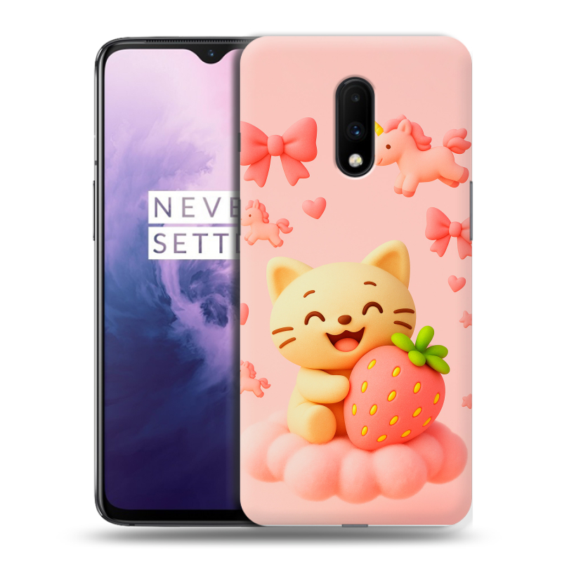 Пластиковый чехол на OnePlus 7 с принтом для девочек Пластиковый чехол на OnePlus 7 с принтом для девочек