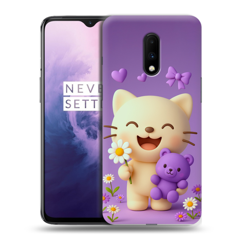 Пластиковый чехол на OnePlus 7 с принтом для девочек Пластиковый чехол на OnePlus 7 с принтом для девочек