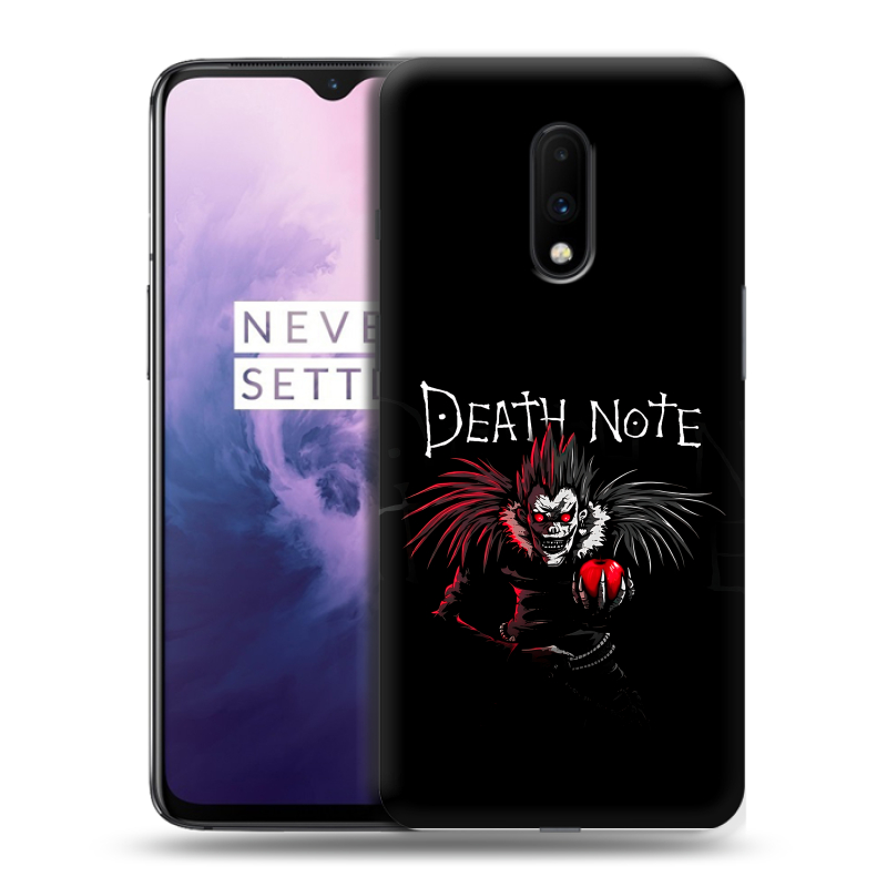 Пластиковый чехол на OnePlus 7 с принтом Death note Тетрадь смерти Пластиковый чехол на OnePlus 7 с принтом Death note Тетрадь смерти